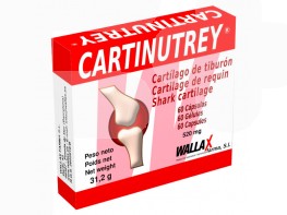 Wallas Cartinutrey cartílago de tiburón 60 cápsulas Imagen del producto Wallas Cartinutrey cartílago de tiburón 60 cápsulas