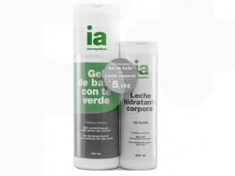 Imagen del producto Interapothek pack gel té verde 750ml + leche corporal té verde 400ml
