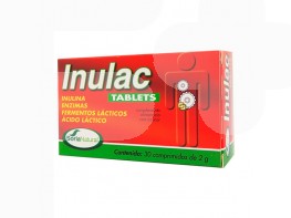 INULAC TABLETS 30 COMPRIMIDOS SORIA Imagen del producto INULAC TABLETS 30 COMPRIMIDOS SORIA