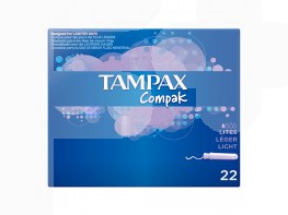 Imagen del producto Tampax compack tampones lites 22 uds.