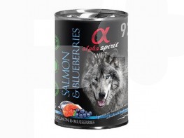 Alpha Spirit As lata salmón arándanos 6x400g Imagen del producto Alpha Spirit As lata salmón arándanos 6x400g