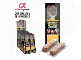 Imagen del producto Alpha Spirit snack tacos gato ave corral 16x35g