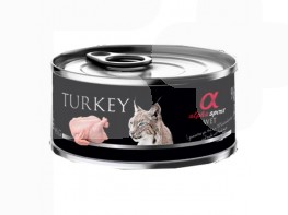 Imagen del producto Alpha Spirit lata gato pavo 18x85gr