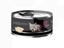 Imagen del producto Alpha Spirit lata gato pescado blanco 18x85gr