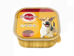 Imagen del producto Pedigree perro buey-hig tarrina 20x300g