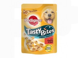 Imagen del producto Pedigree tasty cheesy bites 140g (x6)