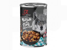 Alpha Spirit albóndigas cerdo alcarabea 12x400gr Imagen del producto Alpha Spirit albóndigas cerdo alcarabea 12x400gr