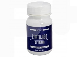 Sotya cartílago tiburón 60 cápsulas de 600mg Imagen del producto Sotya cartílago tiburón 60 cápsulas de 600mg