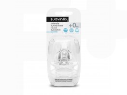 Imagen del producto Suavinex Tetina silicona boca ancha 3 posiciones 2uds