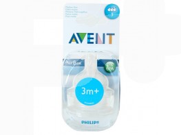 Imagen del producto Avent Tetinas clásicas flujo medio 3 meses 2uds