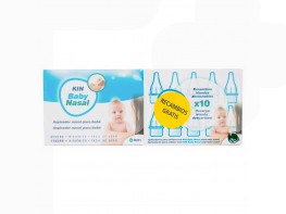 Kin baby aspirador nasal + recambio pack Imagen del producto Kin baby aspirador nasal + recambio pack
