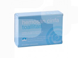 Imagen del producto HEMOSAN CINFA HEMORROIDES 12 TOALLITAS
