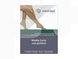 Medilast Media corta cn puntera negro tm Imagen del producto Medilast Media corta cn puntera negro tm