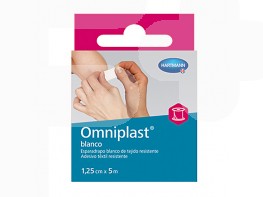 Omniplast esparadrapo tela blanco 5mx1,25cm Imagen del producto Omniplast esparadrapo tela blanco 5mx1,25cm