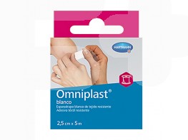 Omniplast tela blanco 5x2,5cm Imagen del producto Omniplast tela blanco 5x2,5cm