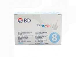 Imagen del producto BD microfine tw 0,25 x 8mm 100uds R.320213