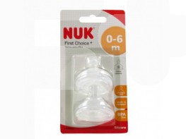 Imagen del producto Nuk Tetina first choice silicona talla 1 orificio S 2uds