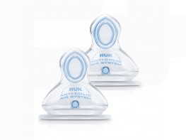 Imagen del producto Nuk Tetina first choice silicona talla 1 orificio L 2uds