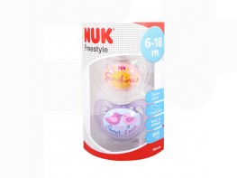 Imagen del producto Nuk Nukete Freestyle chupete silicona talla 2 2u