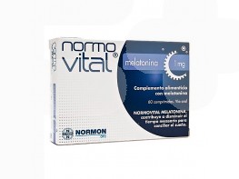 Imagen del producto Normovital melatonina 1mg 60 comprimidos