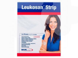 Leukosan strip 3 mm x 75 mm 2 uds Imagen del producto Leukosan strip 3 mm x 75 mm 2 uds