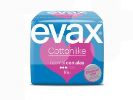 Evax compresas cottonlike normal 16 uds Imagen del producto Evax compresas cottonlike normal 16 uds