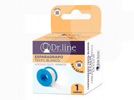 Dr line esparadrapo tela blanco 5mx2,5cm Imagen del producto Dr line esparadrapo tela blanco 5mx2,5cm