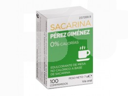 Imagen del producto Pérez Gimenez sacarina 100 comprimidos