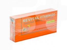 REVITAL JALEA REAL + VITAMINAS 20 VIALES Imagen del producto REVITAL JALEA REAL + VITAMINAS 20 VIALES