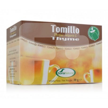 Soria Natural infusión tomillo 20 filtros