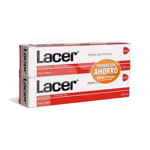 Lacer Pasta dental PROMO 125ml x 2uds