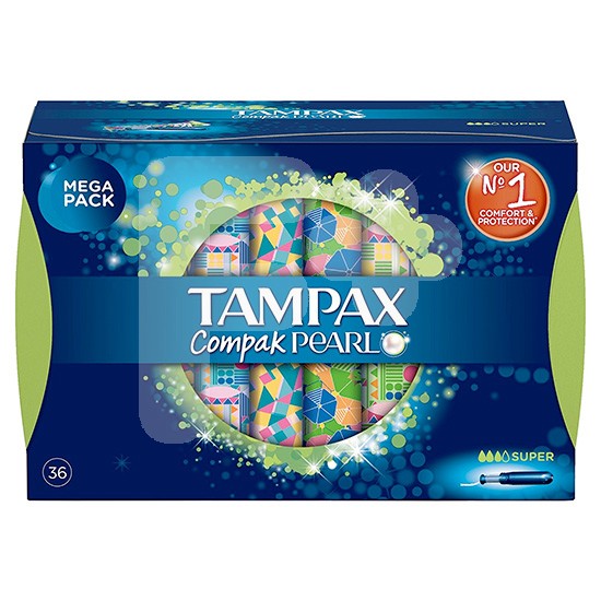 Tampax compak tampones pearl regular 36u