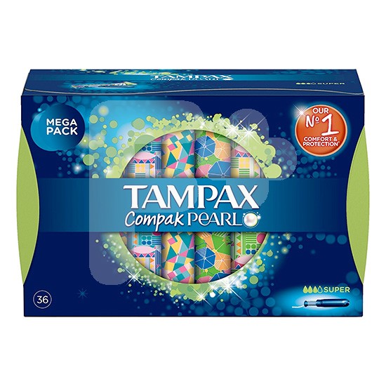 Tampax compak tampones pearl super 36u