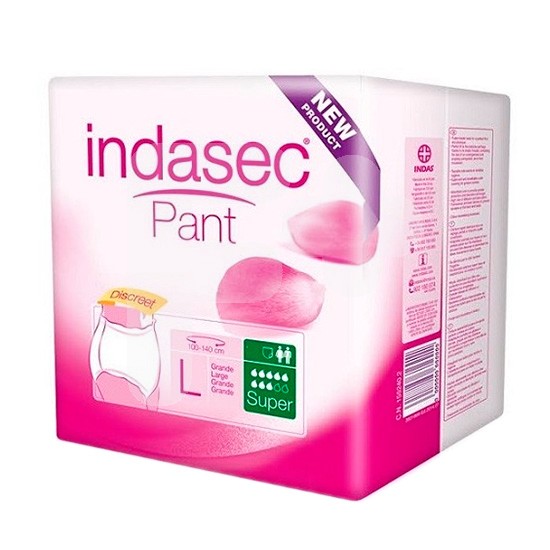 Indasec Pant Super t/grande 10+6uds