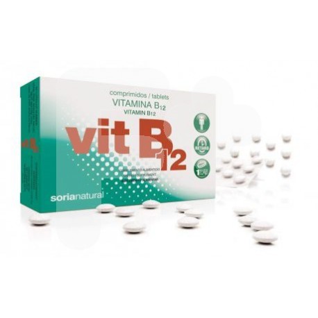 Soria Natural Vitamina b12 48 comp retard 200mg