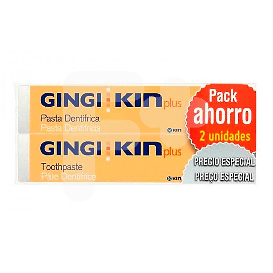 Kin gingikin plus pasta dental 125ml x2u