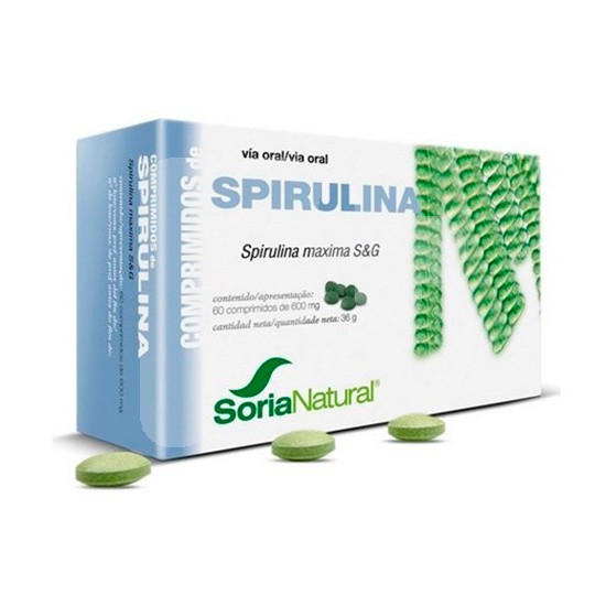 Soria Natural Spirulina 60 comprimidos