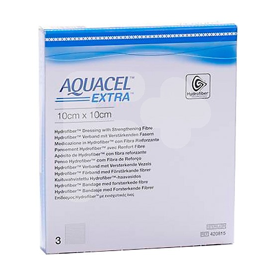 Aquacel extra 10x10cm 10 apositos