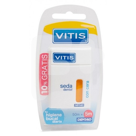 Vitis Cinta dental Dentaid con cera + 10% GRATIS