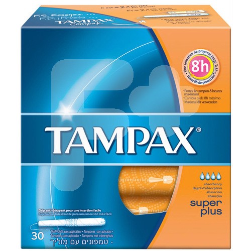 TAMPONES TAMPAX SUPER PLUS 30 UDS.