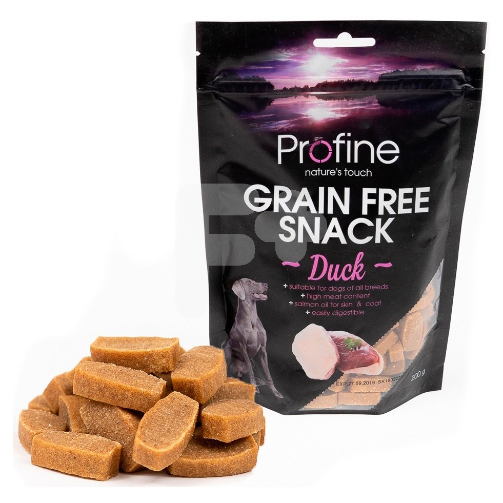 Profinegain free snack duck 200gr