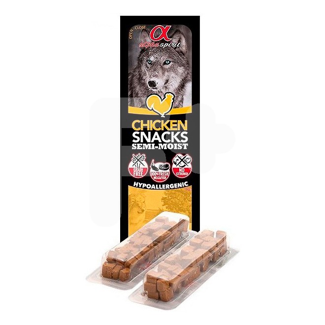 Alpha Spirit As snack tacos perro pollo 16x35g