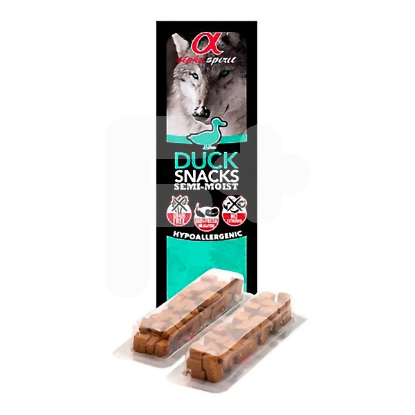 Alpha Spirit as snack para perro pato 16x35g Alpha Spirit as snack para perro pato 16x35g