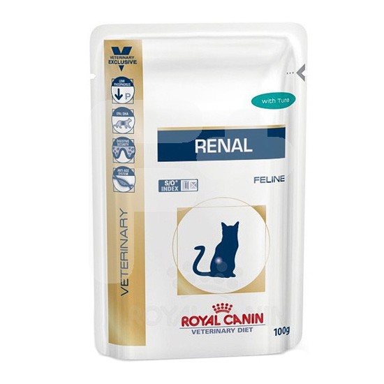 Royal Canin Vd cat wet renal tuna pouch 12*85gr