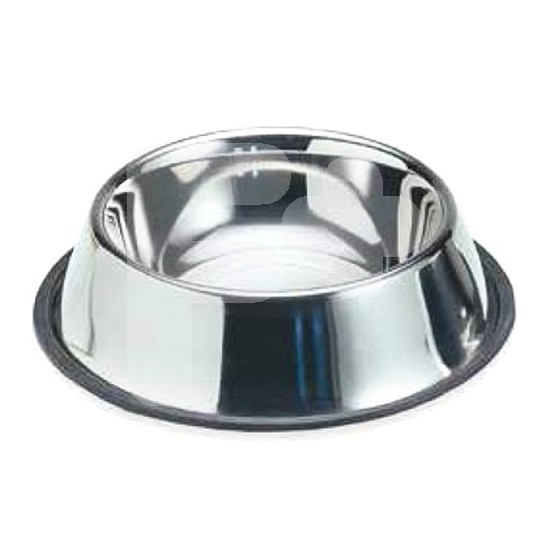 Biozoo Comedero acero inox. antideslizante 0.4l Biozoo Comedero acero inox. antideslizante 0.4l