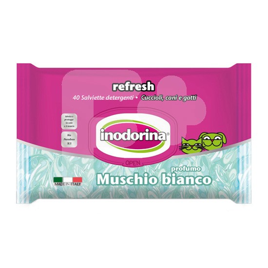 Inodorina toallitas refresh musgo 40ud