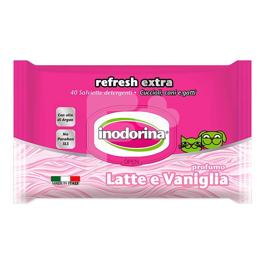 Inodorina toallitas refresh vainilla 40u