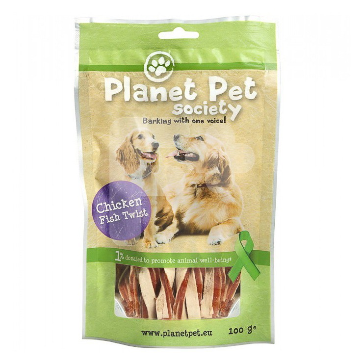 Planet Pet snack twist pollo y pescado 1