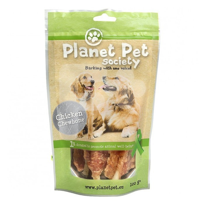 Planet Pet snack chewbone pollo 100g Planet Pet snack chewbone pollo 100g