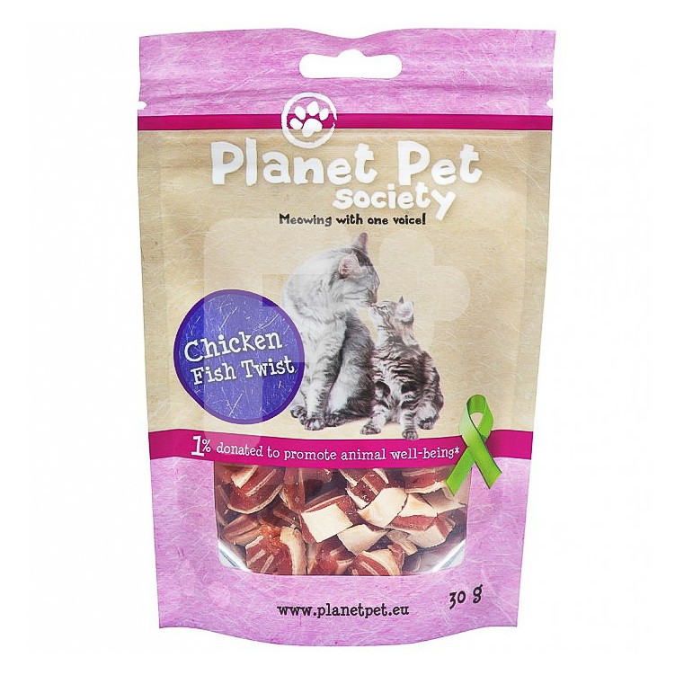 Planet Pet gato snack pollo y pescado tw